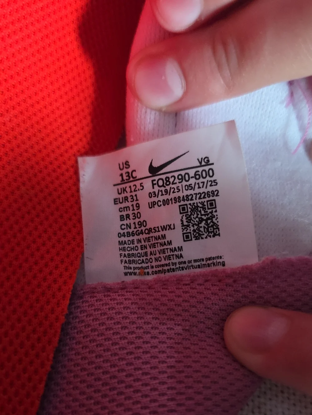 Nike Kids': Mercurial- Pink Soccer Sneakers with Orange Swoosh